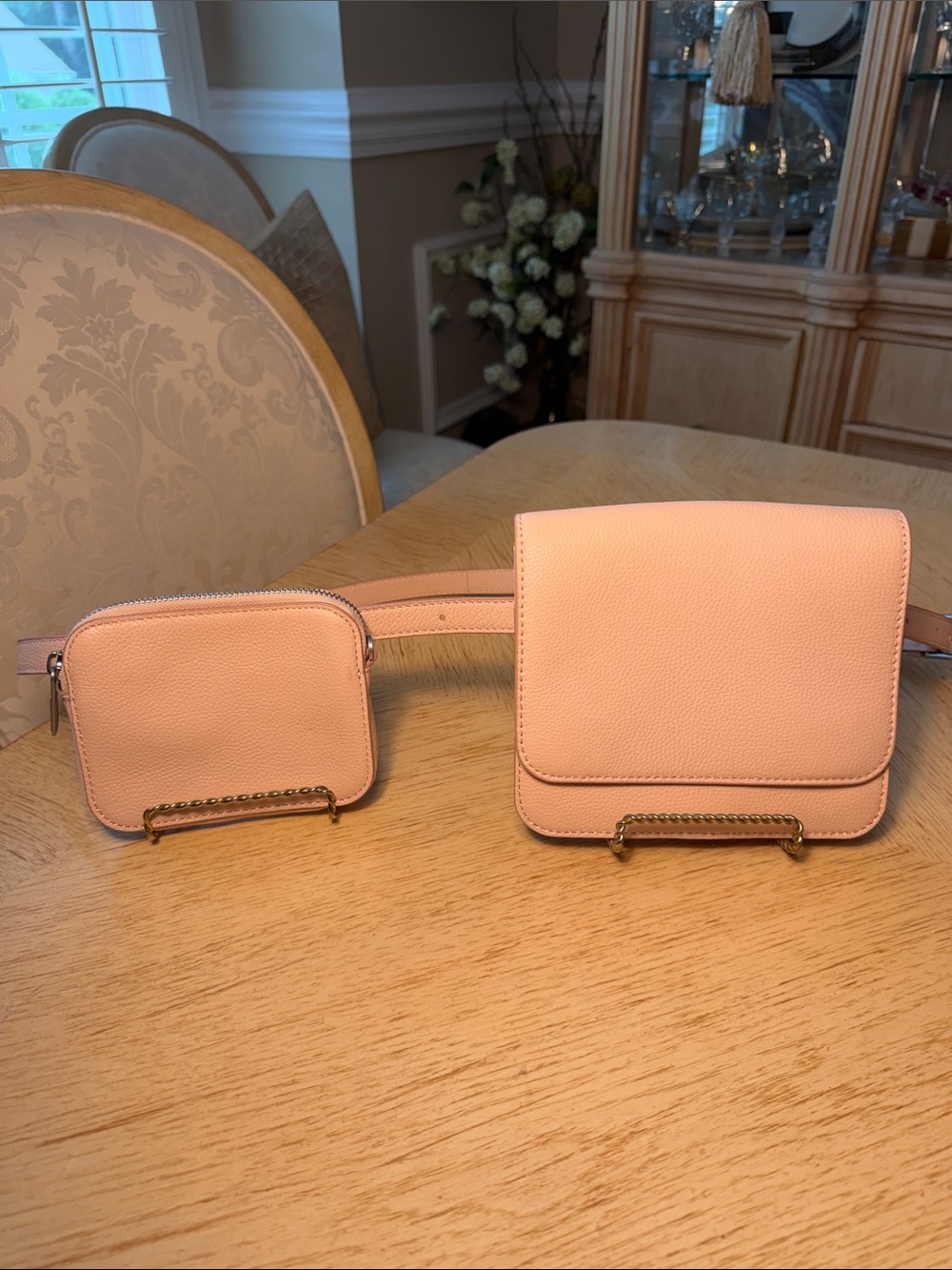 Away Two-Way Crossbody in Soft Pink NWOT